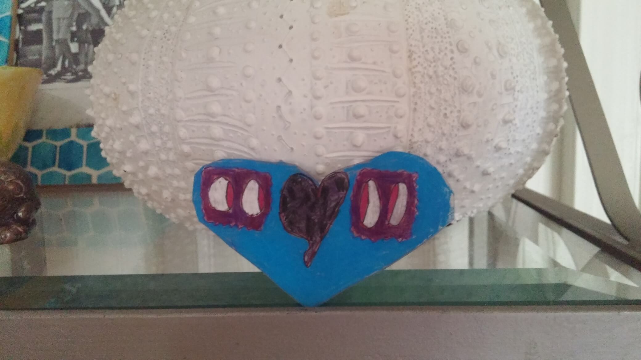 My beautiful handmade heart from my son