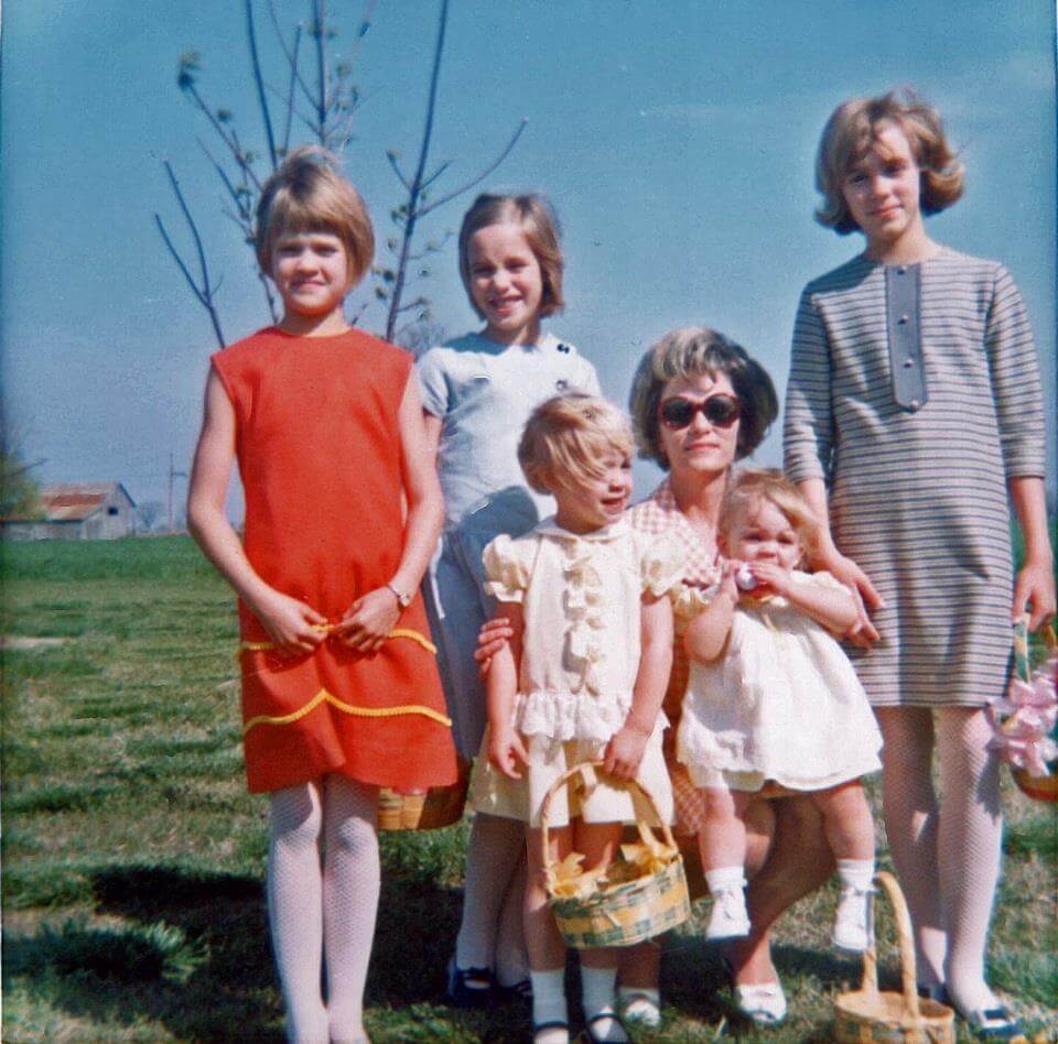 My beautiful Mom and her 5 girls. 1967